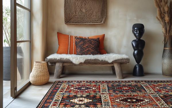 Tapetes para o estilo étnico