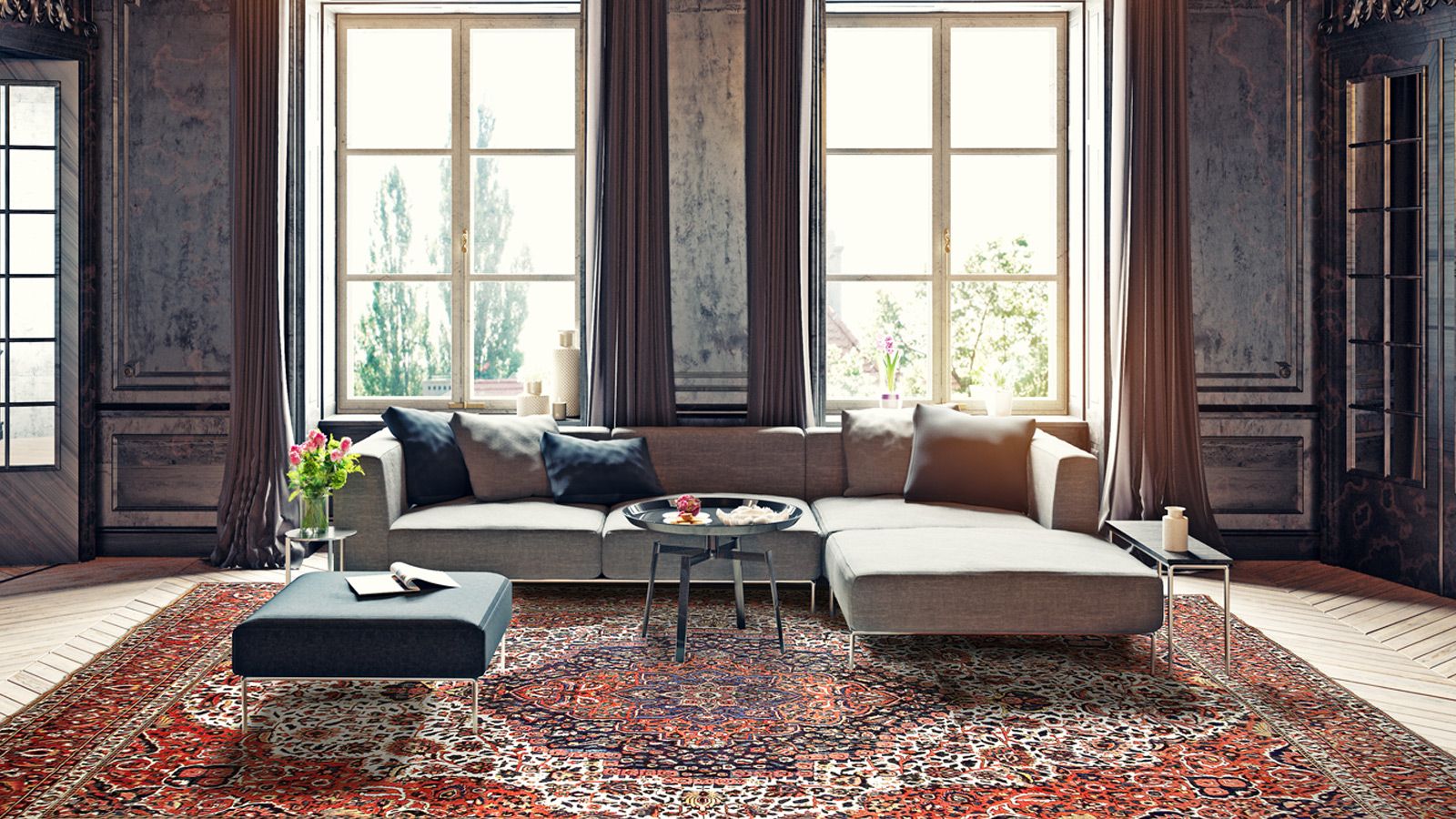 Bakhtiar rugs | highly robust Persian nomad rugs
